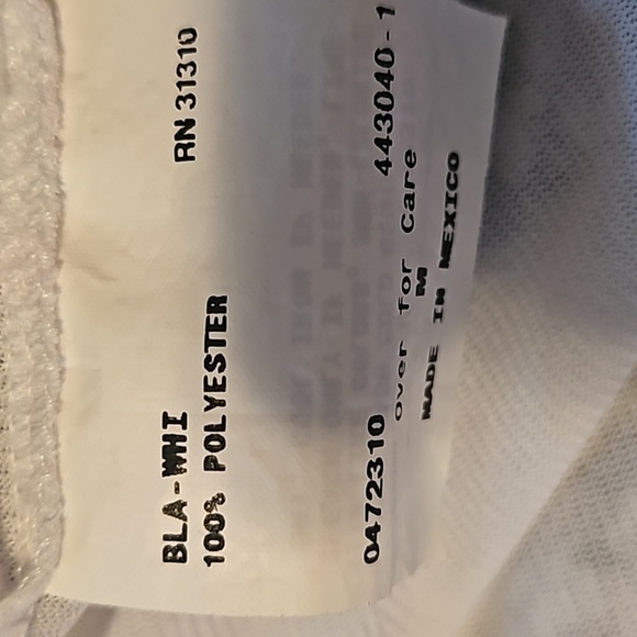 AB Studio black and white print blouse with ruffle accents - Picture 9 of 12